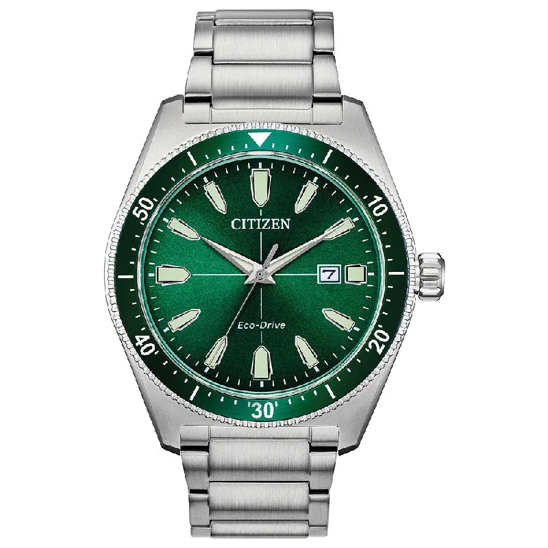 Watches For Holiday Parties-CITIZEN Eco-Drive Weekender Brycen Mens Stainless Steel