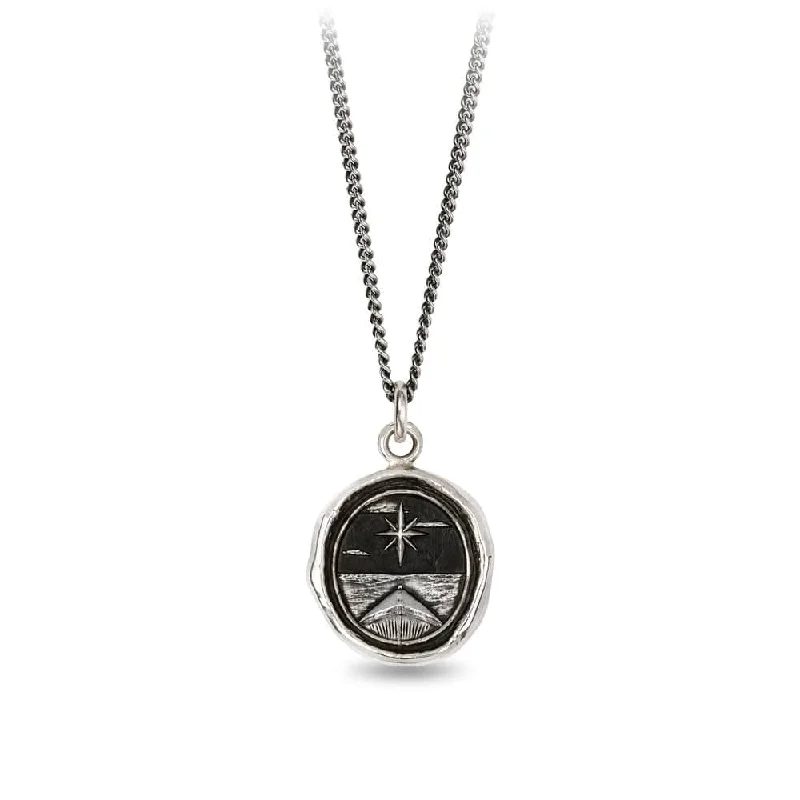 Unique Gold Pendant Necklaces For Fashion Statements-North Star Talisman Necklace