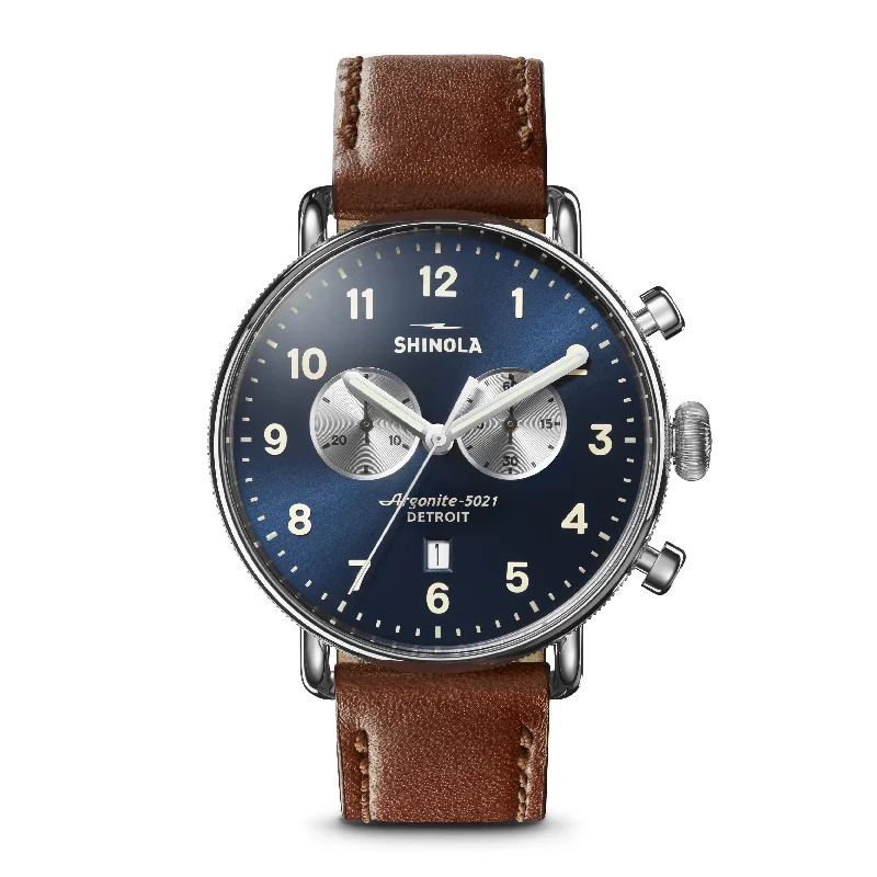 Watches With Crystals-Shinola Canfield Watch