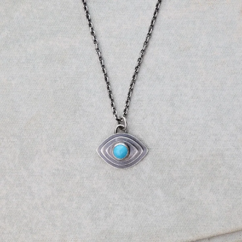 Personalized Birthstone Necklaces For Thoughtful Gifts-Turquoise Inner Vision Necklace