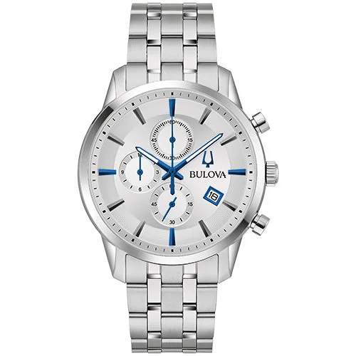 Watches For Sports Activities-Bulova Dress/Classic Bul Mens Stainless Steel