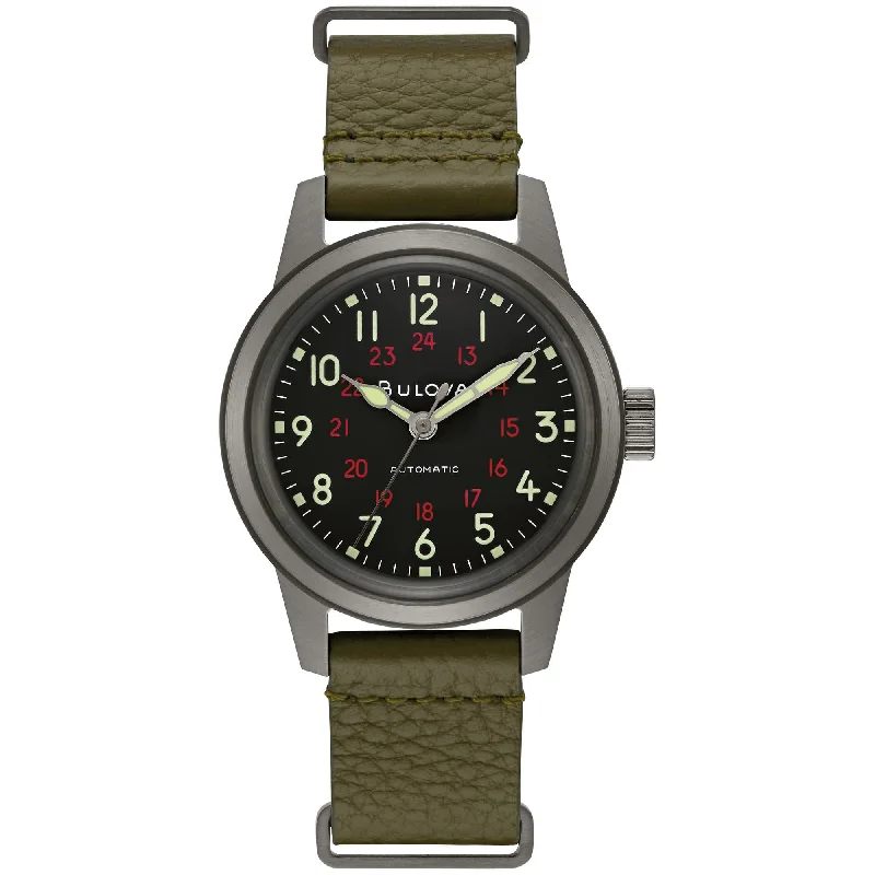 Watches With Luxury Finish-Bulova Military Hack Watch