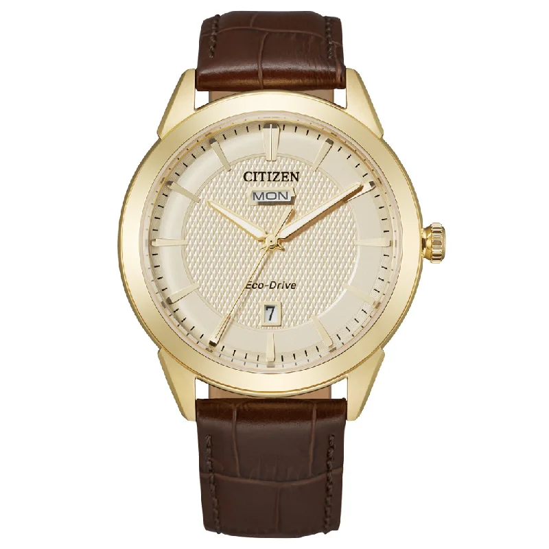 Watches With Multiple Bands-Gents Citizen Eco Drive Rolan