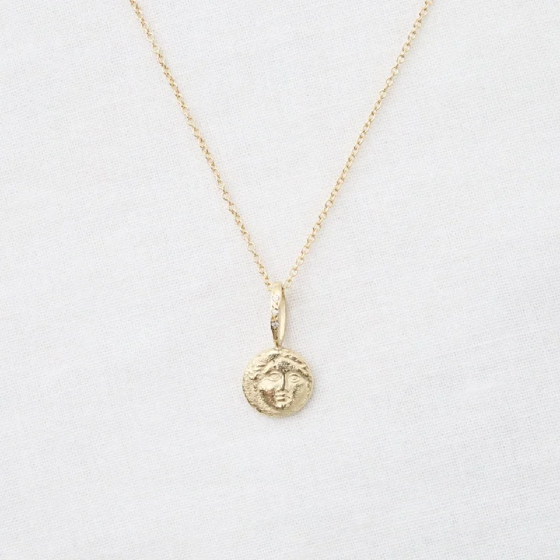 Trendy Rope Necklaces For Casual Fashion-Be Brave 14k Gold Necklace