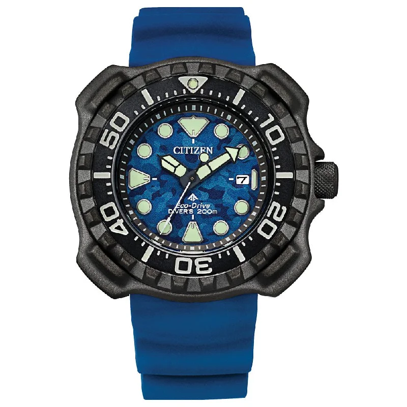 Watches For Travel Wear-CITIZEN Eco-Drive Promaster Eco Dive Mens Super Titanium