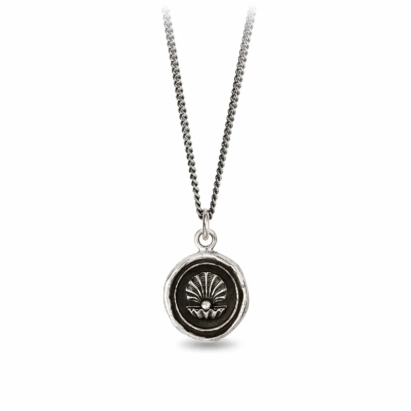 Classic Rope Necklaces For Timeless Fashion-The World is Your Oyster Talisman Necklace