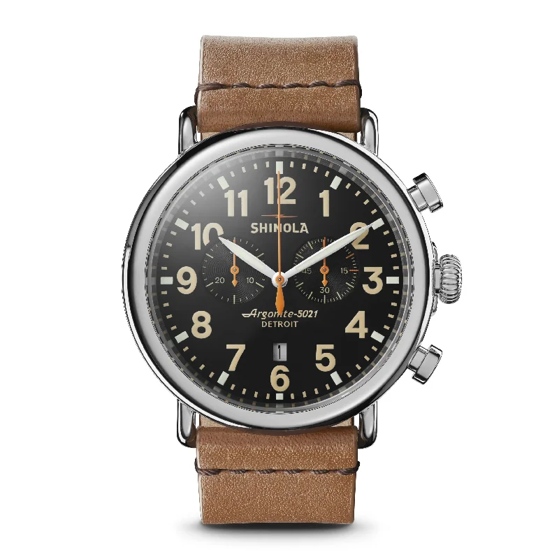 Watches With Diamond Accents-Shinola Runwell Watch