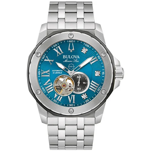 Watches For Bridal Showers-Bulova Performance Mens Stainless Steel