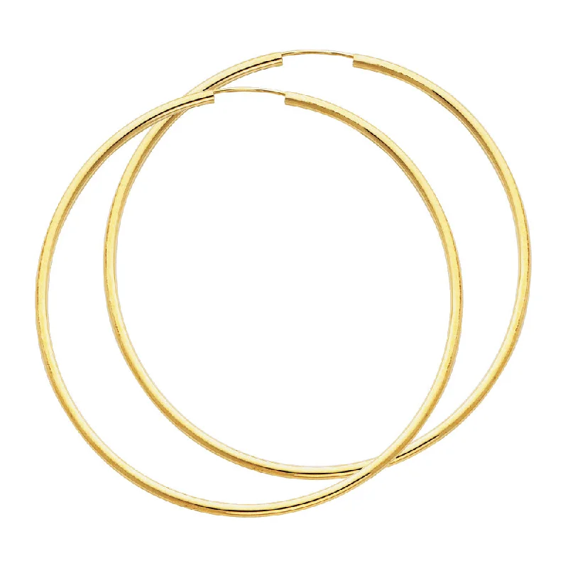 Fashionable Dangle Earrings For Teens-14K Gold Hoop Earrings