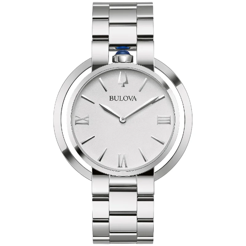 Watches For Kids-Bulova Dress/Classic Classic Ladies Watch Stainless Steel