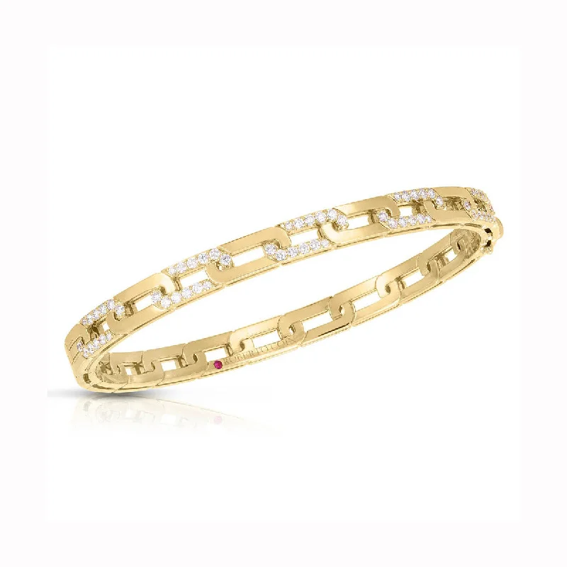 Bangles For Travel Wear-18K Navarra Diamond Bangle