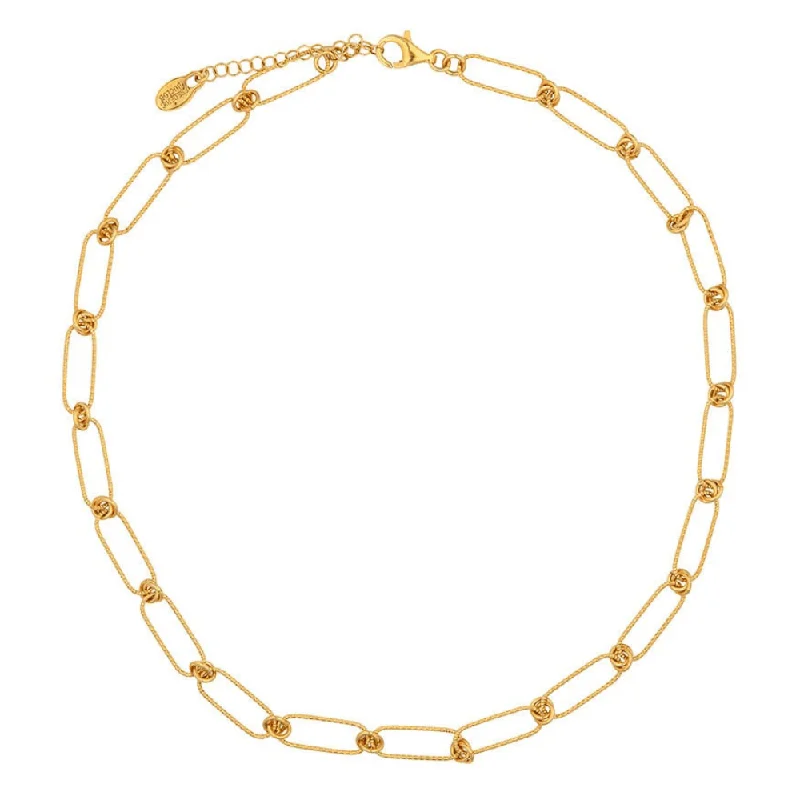 Vintage Style Necklaces For Retro Looks-Yellow Gold Plated Kira Necklace