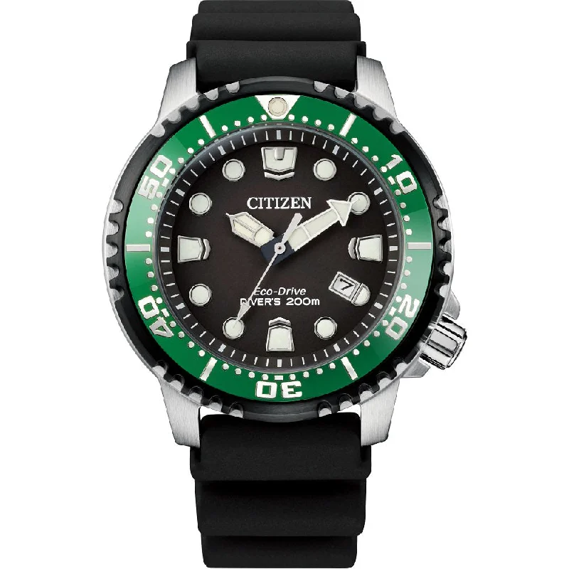 Watches With Filigree Work-CITIZEN Eco-Drive Promaster Eco Dive Mens Stainless Steel