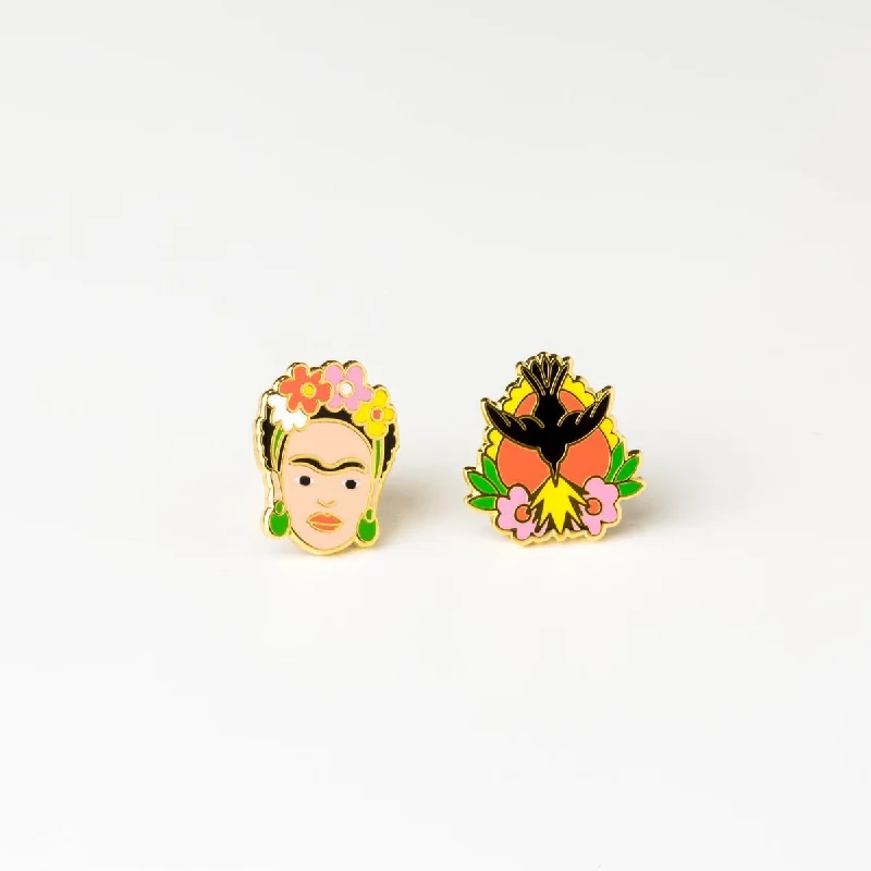 Beautiful Drop Earrings For Parties-Frida Kahlo & Milagro Earrings