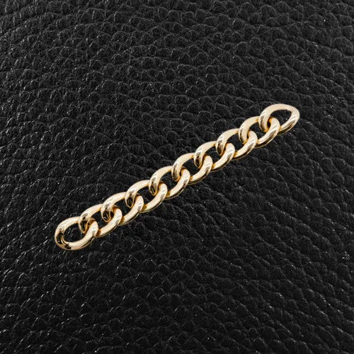 Bracelets With Black Designs-Yellow Gold Link Bracelet