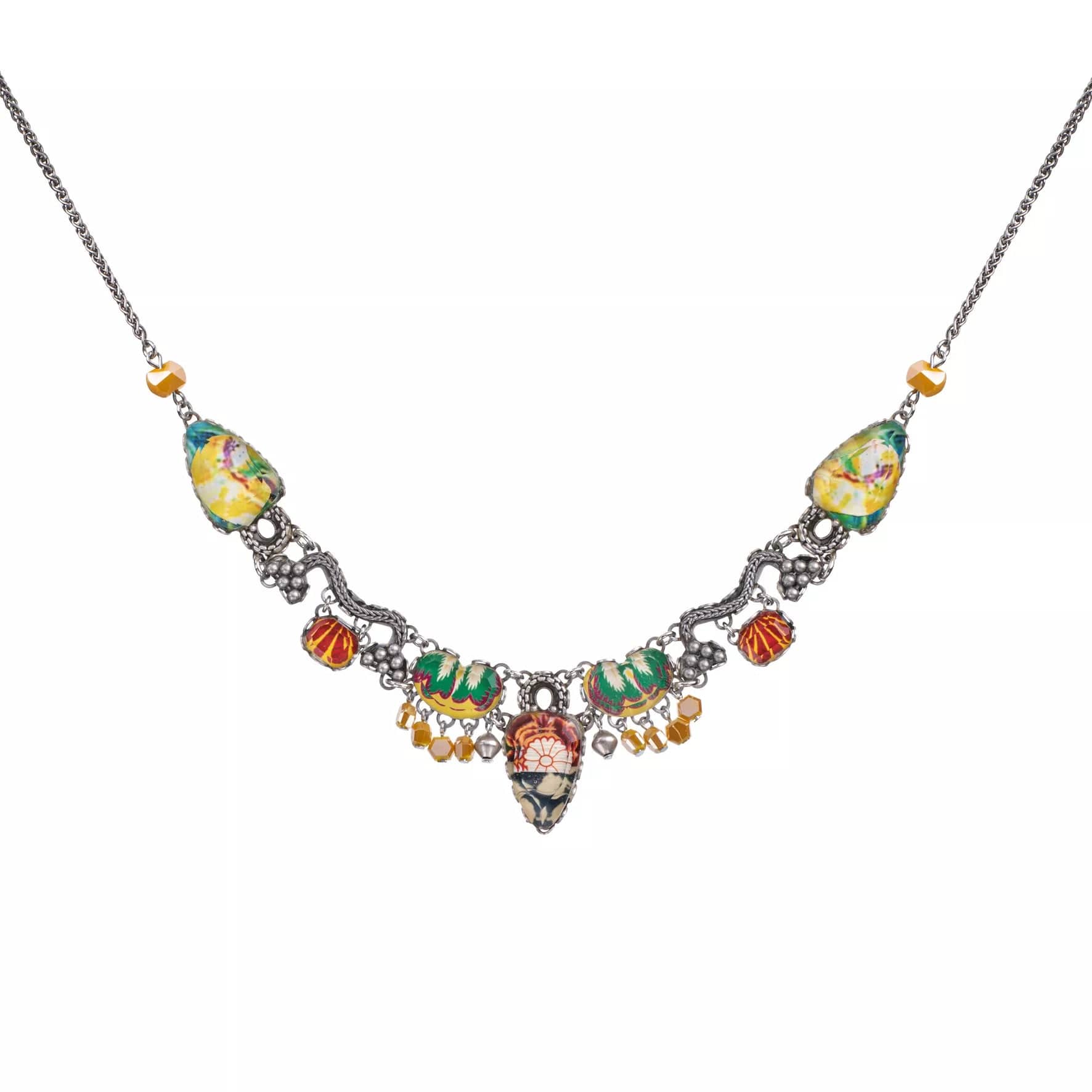 Beautiful Long Pendant Necklaces For Fashionistas-Bright Sunset Necklace