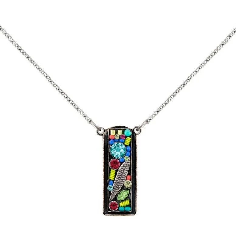 Statement Necklaces For Bold Fashion-Multicolor Botanical Pendant Necklace