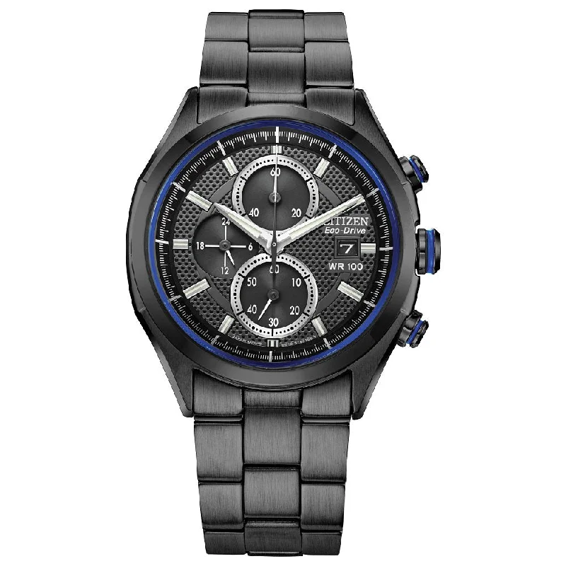 Watches With Swarovski Crystals-CITIZEN Drive Weekender Sport Casual Mens Stainless Steel