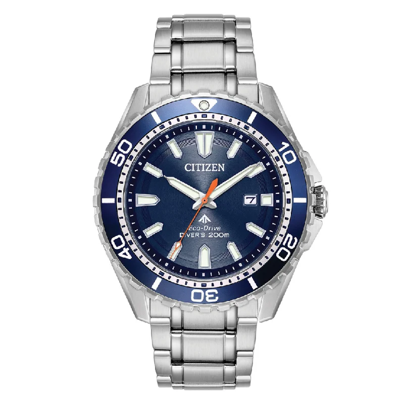 Watches With Silver Plating-Gents Citizen Promaster Diver