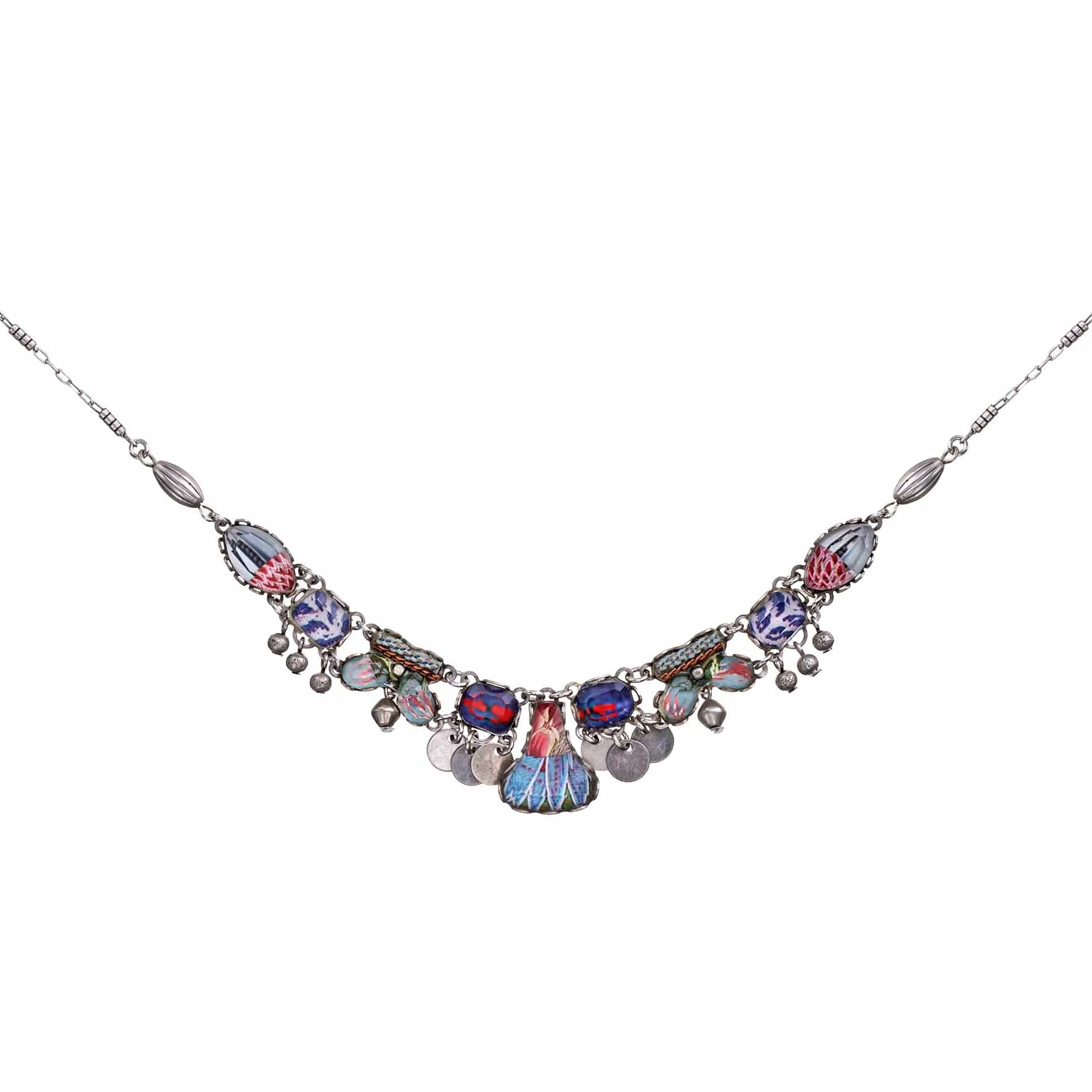 Elegant Crystal Necklaces For Weddings-Serene Sunrise Amai Necklace