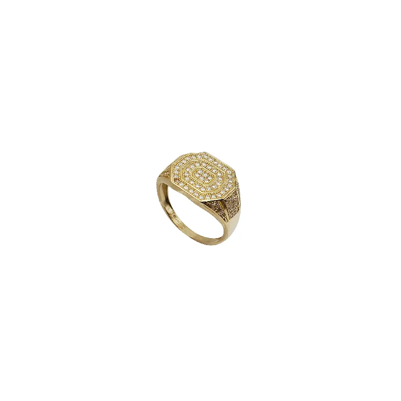 Simple Band Rings For Everyday Style-Cubic Zirconia Ring (14K)