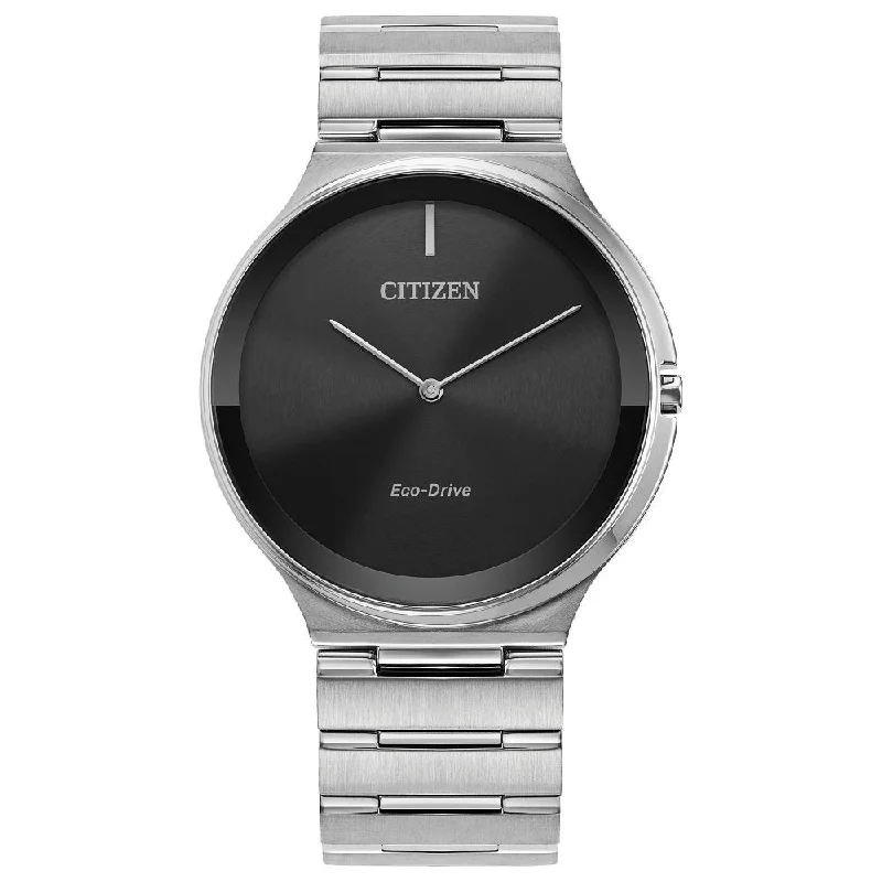 Watches For Casual Outfits-CITIZEN Eco-Drive Modern Eco Stiletto Unisex Stainless Steel