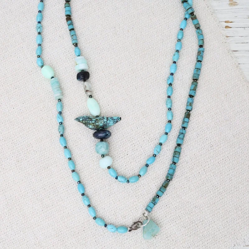 Stunning Resin Pendant Necklaces For Bold Look-Turquoise Bird Necklace