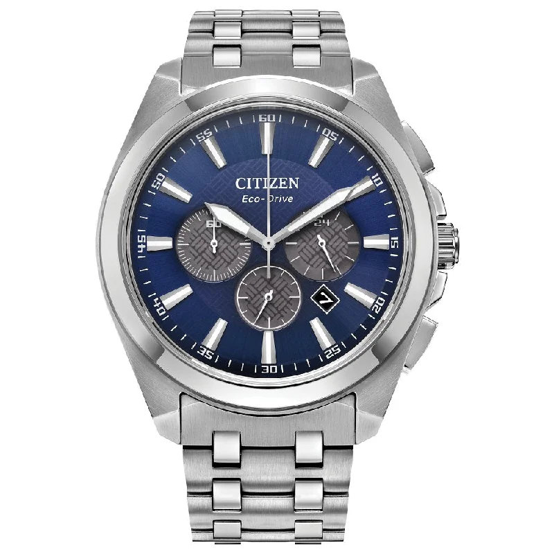 Watches For Fashionistas-CITIZEN Eco-Drive Dress/Classic Eco Peyten Mens Stainless Steel