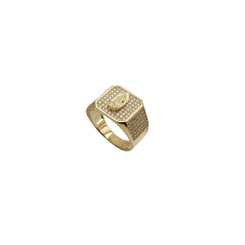 Classic Gold Rings For Timeless Style-Cubic Zirconia Guadalupe Ring (14K)