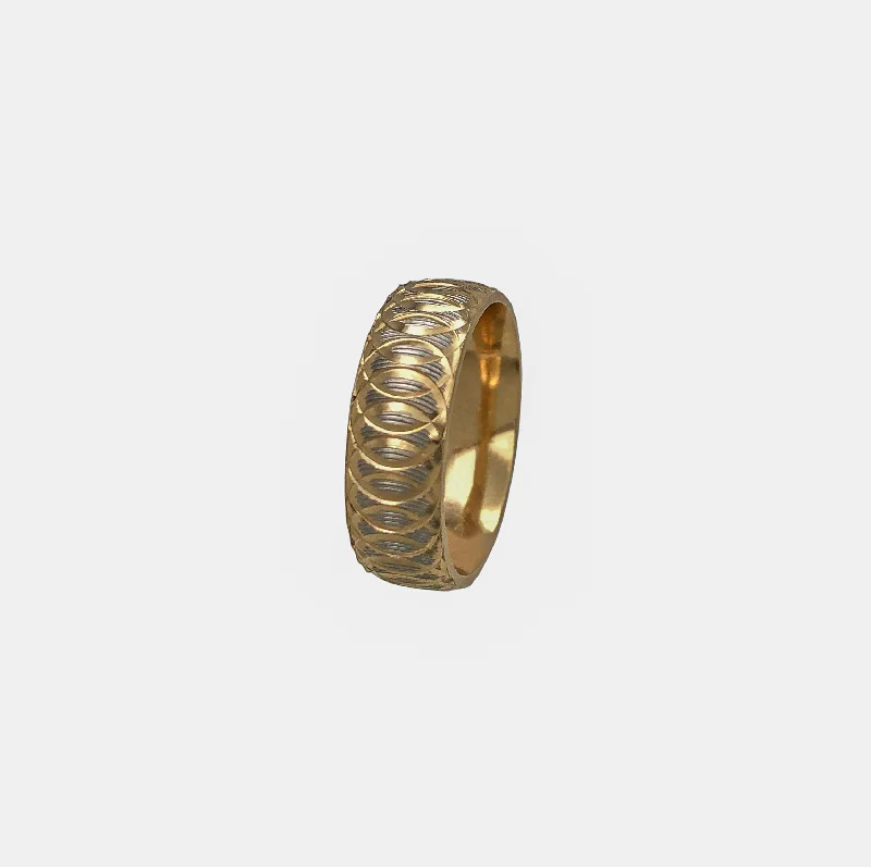 Custom Men’s Rings For Personalized Style-Diamond Two-Tone Fancy Ring (14K)