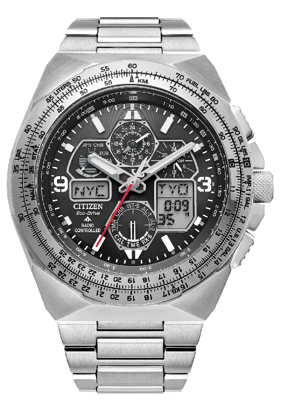 Watches With Sparkling Details-CITIZEN Eco-Drive Promaster Eco Mens Stainless Steel