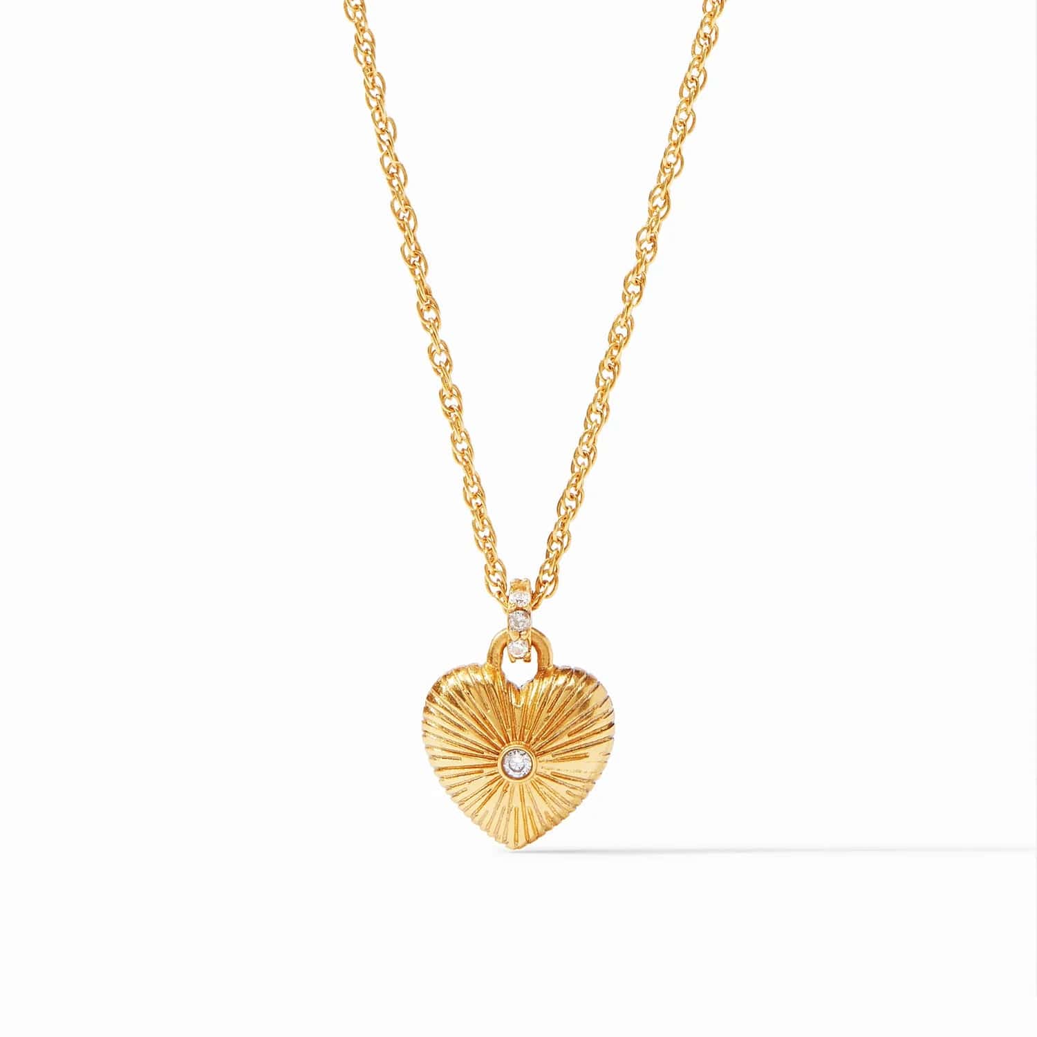 Gorgeous Chain Necklaces For Formal Occasions-Esme Heart Solitaire Necklace