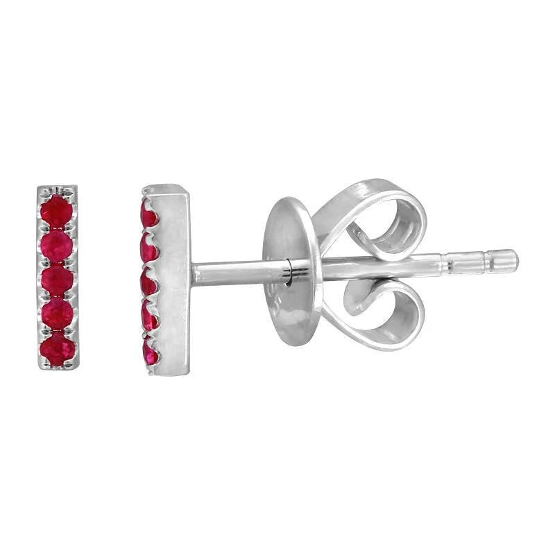 White Gold Ruby